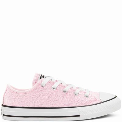 Converse Daisy Crochet Chuck Taylor All Star - Lasten Tennarit - Pinkki/Valkoinen